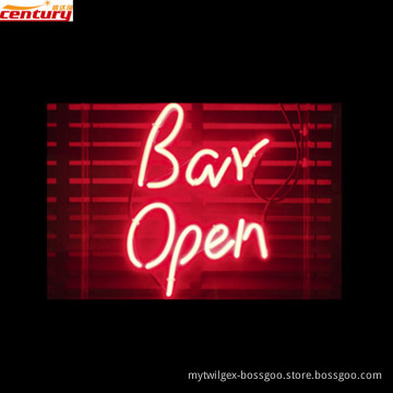 wholesale china factory price open bar neon sculpture